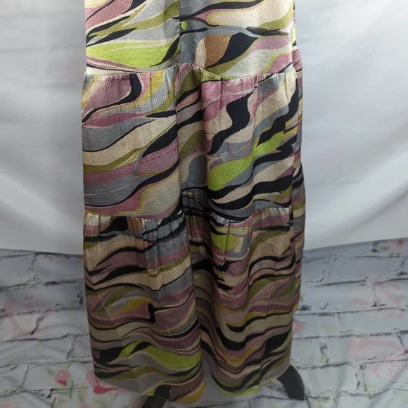Ted Baker Warren Printed Button Through Cami Maxi Dress in DUSTY PINK Size 6 US - Picture 4 of 13